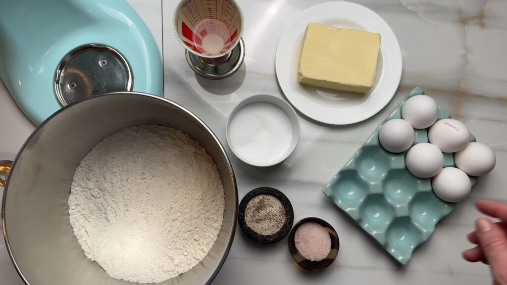 Brioche Zutaten Wasser