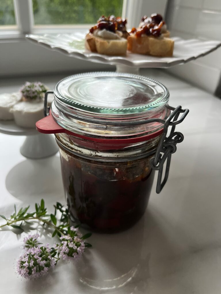 Tomatenmarmelade Im Einmachglas