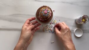 Trote Dekorieren Streusel Gross