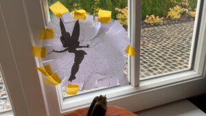 Vorlage Fesnter Ankleben Kürbis