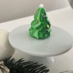 Baiser Tannenbäumchen Kleiner Weißer Tortenständer