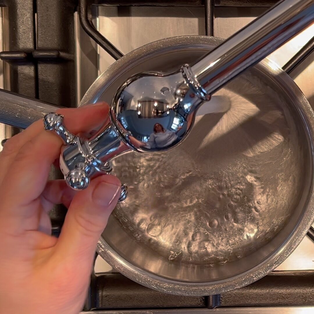 Baiserbäumchen Wasser Topf Wasserbad