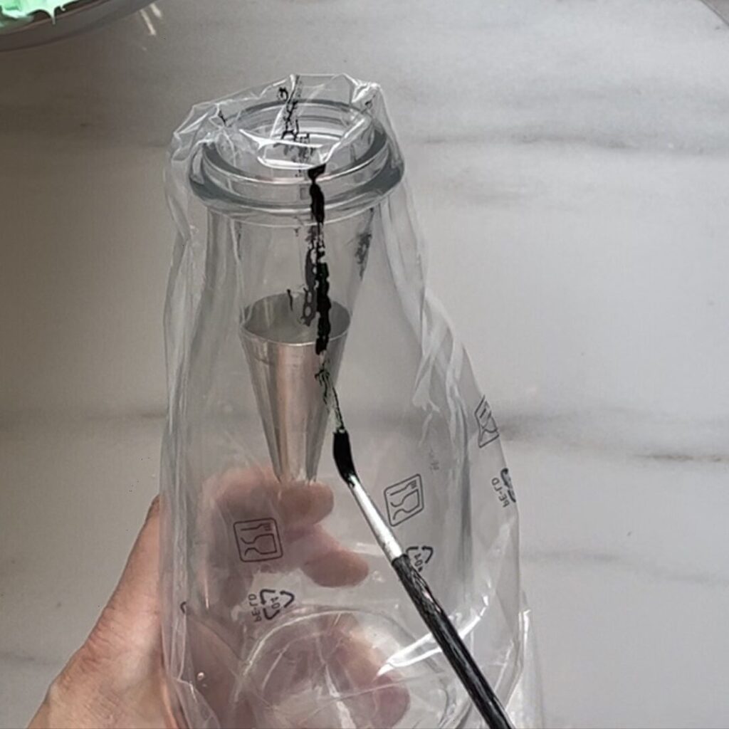 Lebensmittelfarbe Einstreichen Flasche Pinsel