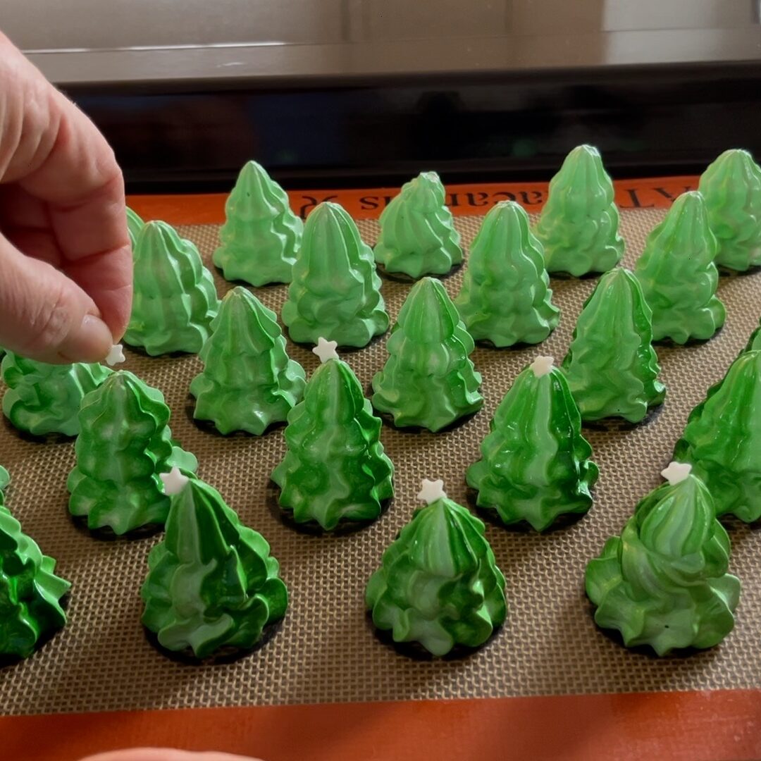 Stern Auf Baumkrone Baiserbäumchen