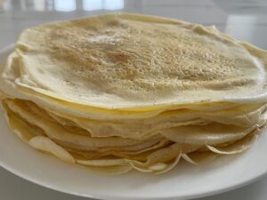 Crepe Teller Stapel