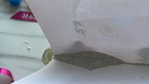 Glitzer Papier Rinne Flasche Zurück