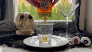 Halloween Kindercocktail Honig Glas