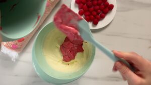 Puerierte Himbeeren Zur Sahne