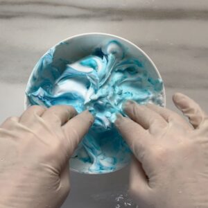 Eier Mit Rasierschaum Bedecken