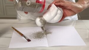 Glitzer Ueber Hasen Schuetten