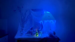 Hallowenn Party Deko Neon