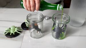 Waldmeistersirup Gläser Spinne