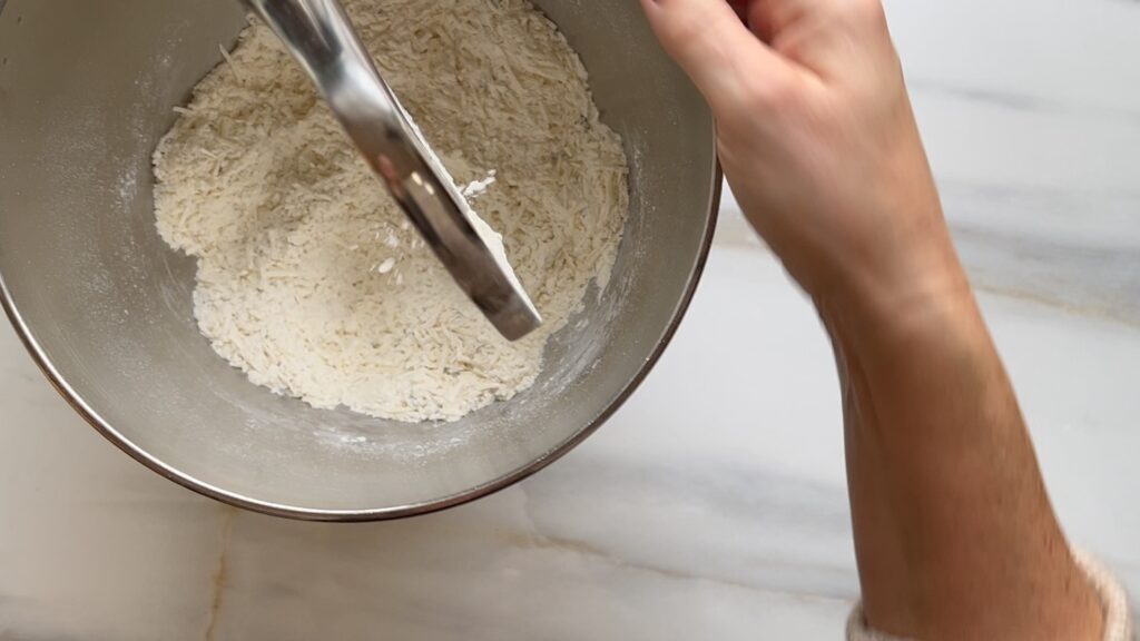 Parmesan Plätzchen Trockenzutaten Verrührt