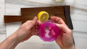 Ikea Pinke Silkon Abdeckung Zitrone