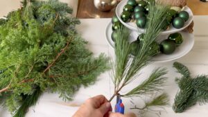 Tannengrün Zuschneiden