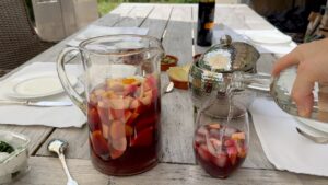 Sangria Wasser Mischen